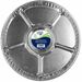Chef Elite Round 5-Compartment Tray - 16" dia. - Transporting, Food, Party, Serving - 16" (406.40 mm) Diameter - Aluminum Body - Round - 25 / Pack