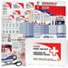 First Aid Central Restaurant/Food Service First Aid Kit - Metal Case - 1 Each