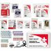First Aid Central First Aid Kit Office - 105 x Piece(s) - Plastic Case - 1 Each