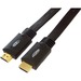 SIIG High-quality Flat High Speed HDMI Cable - HDMI Male Digital Audio/Video - HDMI Male Digital Audio/Video - 32.8ft - Black