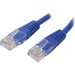 StarTech.com 1 ft Blue Molded Cat5e UTP Patch Cable - Make Fast Ethernet network connections using this high quality Cat5e Cable, with Power-over-Ethernet capability - 1ft Cat5e Patch Cable - 1ft Cat 5e Patch Cable - 1ft Cat5e Patch Cord - 1ft Molded Patc