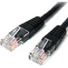 StarTech.com 3 ft Black Molded Cat5e UTP Patch Cable - Make Fast Ethernet network connections using this high quality Cat5e Cable, with Power-over-Ethernet capability - 3ft Cat5e Patch Cable - 3ft Cat 5e Patch Cable - 3ft Cat5e Patch Cord - 3ft Molded Pat