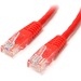 StarTech.com 3 ft Red Molded Cat5e UTP Patch Cable - Make Fast Ethernet network connections using this high quality Cat5e Cable, with Power-over-Ethernet capability - 3ft Cat5e Patch Cable - 3ft Cat 5e Patch Cable - 3ft Cat5e Patch Cord - 3ft Molded Patch