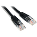StarTech.com 1 ft Black Molded Cat5e UTP Patch Cable - Make Fast Ethernet network connections using this high quality Cat5e Cable, with Power-over-Ethernet capability - 1ft Cat5e Patch Cable - 1ft Cat 5e Patch Cable - 1ft Cat5e Patch Cord - 1ft Molded Pat