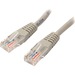 StarTech.com 20 ft Gray Molded Cat5e UTP Patch Cable - Make Fast Ethernet network connections using this high quality Cat5e Cable, with Power-over-Ethernet capability - 20ft Cat5e Patch Cable - 20ft Cat 5e Patch Cable - 20ft Cat5e Patch Cord - 20ft Molded