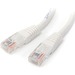 StarTech.com 25 ft White Molded Cat5e UTP Patch Cable - Make Fast Ethernet network connections using this high quality Cat5e Cable, with Power-over-Ethernet capability - 25ft Cat5e Patch Cable - 25ft Cat 5e Patch Cable - 25ft Cat5e Patch Cord - 25ft Molde