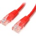 StarTech.com 15 ft Red Molded Cat5e UTP Patch Cable - Make Fast Ethernet network connections using this high quality Cat5e Cable, with Power-over-Ethernet capability - 15ft Cat5e Patch Cable - 15ft cat 5e patch cable - 15ft Cat5e Patch Cord - 15ft Molded 
