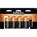 Duracell Coppertop Alkaline D Batteries - For Multipurpose - D - 1.5 V DC - 8 / Pack