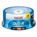 Maxell DVD Recordable Media - DVD-R - 16x - 4.70 GB - 25 Pack Spindle - 120mm - 2 Hour Maximum Recording Time