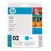 HP 02 Cyan Ink Cartridge