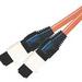 C2G 5m MTP 62.5/125 Plenum-Rated Multimode Fiber Assembly Ribbon Cable - Orange - MTP Female - MTP Female - 16.4ft - Orange