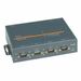 Lantronix EDS4100 4-Port Device Server with PoE - Four DB9M serial ports; two RS-232, two RS-232/422/485, 10/100 RJ45 Ethernet, PoE, customizable through Evolution SDK, no power supply, RoHS.