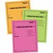 Adams Neon While You Were Out Message Pads - 50 Sheet(s) - Gummed - 4" (10.2 cm) x 5" (12.7 cm) Sheet Size - Assorted - Assorted Sheet(s) - 6 / Pack