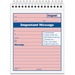 Adams Spiral-bound Phone Message Booklet - 50 Sheet(s) - Spiral Bound - 4" (10.2 cm) x 5 1/2" (14 cm) Sheet Size - 1 Each