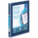 Avery Flexi-View&trade; Binder" , Round Rings, Blue - 1/2" Binder Capacity - Letter - 8 1/2" x 11" Sheet Size - 100 Sheet Capacity - 3 x Round Ring Fastener(s) - Internal Pocket(s) - Polypropylene - Flexible, Durable, Lightweight, Preprinted, Non-stick, Ink-transfer Resistant - 1 Each