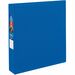 Avery® Heavy-duty Binder - One-Touch Rings - DuraHinge - 1 1/2" Binder Capacity - Letter - 8 1/2" x 11" Sheet Size - 400 Sheet Capacity - 1.50" Ring - Fastener(s): Ring - Pocket(s): 4, Internal - Polypropylene - Blue - Recycled - Pocket, Heavy Duty, O