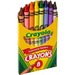 Crayola Tuck Box Classic Childrens Crayons - 3.63" (92.08 mm) Length - 0.31" (7.94 mm) Diameter - Assorted - 8 / Pack