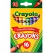 Crayola Regular Size Crayon Sets - 3.6" Length - Assorted - 16 / Box