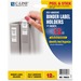 C-Line Self-Adhesive Binder Label Holders - For 2-inch Ring Binders, Peel & Stick, 2-1/4 x 3-1/16, 12/PK, 70023