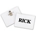 C-Line Clip/Pin Combo Style Name Badge Holder Kit - Sealed Holders with Inserts, 3-1/2 x 2-1/4, 50/BX, 95723