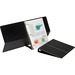 Cardinal Presentation Easel Round Ring Binders - 1" Binder Capacity - Letter - 8 1/2" x 11" Sheet Size - 225 Sheet Capacity - 3 x Round Ring Fastener(s) - Vinyl - Black - 462.7 g - 1 Each