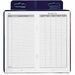 Dome Deluxe Auto Mileage Log Book - 3.25" x 6.25" Sheet Size - Blue - White Sheet(s) - Blue Cover - Recycled - 1 Each