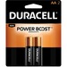Duracell Coppertop Alkaline AA Battery - MN1500 - For Multipurpose - AA - 1.5 V DC - 2 / Pack