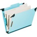 Pendaflex Legal Recycled Classification Folder - 8 1/2" x 14" - 2" Expansion - 2 3/4" Fastener Capacity for Folder - 2 Divider(s) - Pressboard - Blue - 65% Recycled