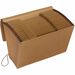 Pendaflex Essentials Legal Recycled Expanding File - 8 1/2" x 14" - 7/8" Expansion - 21 Pocket(s) - Kraft, Tyvek - Red - 10% Recycled - 1 Each