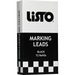 Listo Marking Pencil Refills - Black - 72 / Box