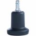 Master Manufacturing High Profile Bell Glides, Set of 5, Made in USA, 7/16" x 7/8" Stem, 2-3/16" Base Diameter, Easily Convert Chair Castors to Glides - 3/8" Dia. x 7/8" Long Stem, 110 lbs./Glide, Matte Black Finish, 5/Set