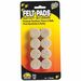 Master Mfg. Co Scratch Guard Felt Circles, Self-adhesive - Polyester Felt, 1" Dia., 3/16" Thick, Beige, 16/pk