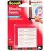 Scotch Double-stick Foam Mounting Squares - 1" Length x 1" Width - Foam - Adhesive Backing - 16 / Pack - Gray