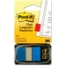 Post-it® Standard Tape Flags - 1" x 1.50" - Rectangle - Blue - Removable, Self-adhesive - 1 / Pack
