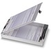 Officemate Aluminum Storage Form Holder - 1" Clip Capacity - Storage for Stationary - 8 1/2" x 12" - Aluminum - 1 Each