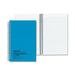 Rediform Kolor-Kraft 1-Subject Notebooks - 80 Sheets - Coilock - 16 lb Basis Weight - 5" x 7 3/4" - White Paper - Blue Cover - Perforated - 1 Each
