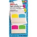 Redi-Tag Index Flags - 12 x Blue, 12 x Yellow, 12 x Green, 12 x Magenta - 62.5 mil x 1.25" - Rectangle - Assorted - Removable, Self-adhesive - 48 / Pack