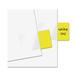 Redi-Tag Standard Size Page Flags - 50 x Yellow - 1" x 1.69" - Rectangle - Yellow - Removable, Self-adhesive - 50 / Pack