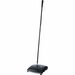 Rubbermaid Commercial Dual Action Sweeper - 42" Handle Length - 12" Overall Length - 1 Each - Black