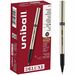 uniball Deluxe Rollerball Pens - 0.7 mm (0.03") Fine Pen Point - Black Ink - Champagne Barrel - 1 Dozen