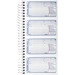 Sparco 4CPP Carbonless Telephone Message Book - 400 Sheet(s) - Spiral Bound - 2 PartCarbonless Copy - 2.75" x 4.75" Form Size - 5 1/4" (13.3 cm) x 11" (27.9 cm) Sheet Size - White - Blue Print Color - 1 Each