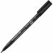 Lumocolor Quick-drying Fine Point Permanent Markers - Fine Marker Point - 0.6 mm Marker Point Size - Black - Black Polypropylene Barrel - 1 Each