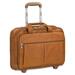 Solo Classic Carrying Case (Roller) for 15.6" Notebook - Tan - Leather Body - Checkpoint Friendly - Shoulder Strap, Handle - 13" Height x 17" Width x 6.3" Depth - 1 Each