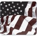 Allsop US Flag Mouse Pad - American Flag - 0.10" x 8.50" Dimension - Natural Rubber, Latex - Anti-skid - 1 Pack