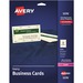 Avery® Laser Business Card - Ivory - 79 Brightness - A8 - 2" x 3 1/2" - 250 / Pack - FSC Mix - Perforated, Heavyweight, Smooth Edge