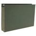Smead Legal Recycled Hanging Folder - 2" Folder Capacity - 8 1/2" x 14" - 2" Expansion - Pressboard - Standard Green - 10% Recycled - 25 / Box