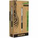 Zebra Pen Eco Jimnie Clip Retractable Ballpoint Pens - Medium Pen Point - 1 mm Pen Point Size - Refillable - Retractable - Black - Smoke Barrel - 1 Each
