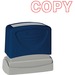 Sparco COPY Red Title Stamp - Message Stamp - "COPY" - 1.75" (44.45 mm) Impression Width x 0.62" (15.75 mm) Impression Length - Red - 1 Each