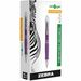 Zebra Pen Sarasa Dry X10 Gel Retractable RDI Pens - Medium Pen Point - 0.7 mm Pen Point Size - Retractable - Violet Gel-based Ink - Violet Barrel - 1 Each