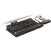 3M Sit/Stand Easy Keyboard Tray Platform Gel Wrists Precise Mouse Pad - 26.5" Width x 10.6" Depth - Black - 1